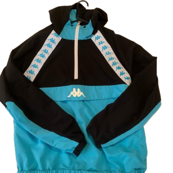 Kappa Jackets & Blazers - Kappa Black and Blue Women's Jacket